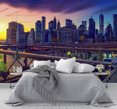 Zidni zid stena new york yorka - TenStickers