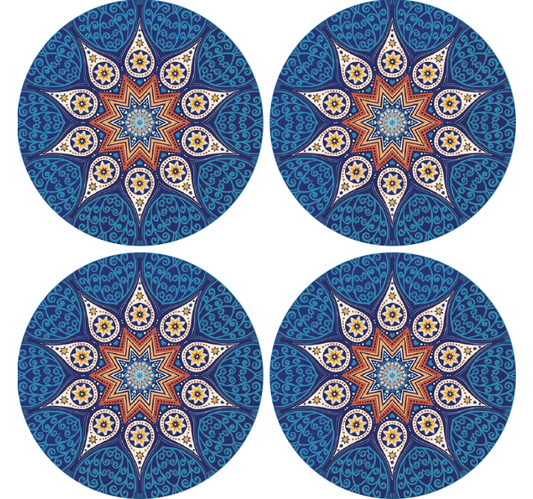 Mandala mozaik originalni podstavek - TenStickers