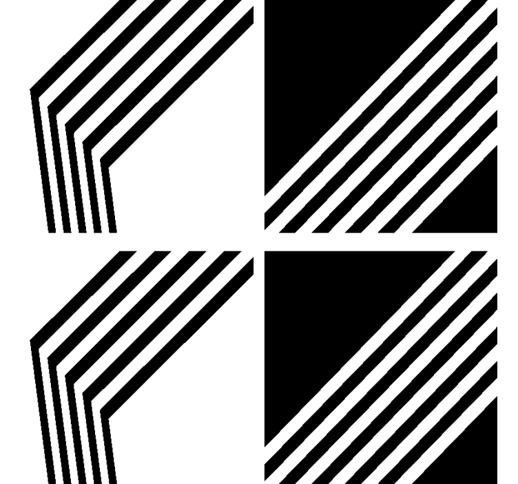 Moderne črte moderne podstavke - TenStickers