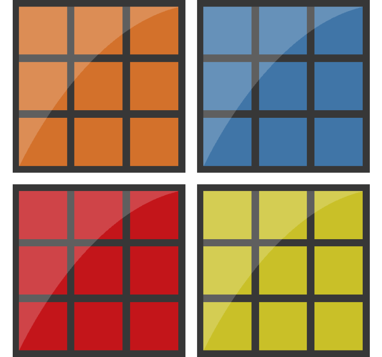 Kocke igra geek pijače podstavki - TenStickers