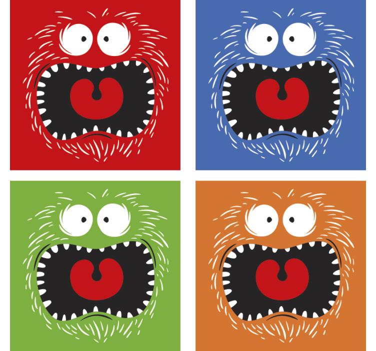 Sodoben in barvit podstavek za noč čarovnic - TenStickers