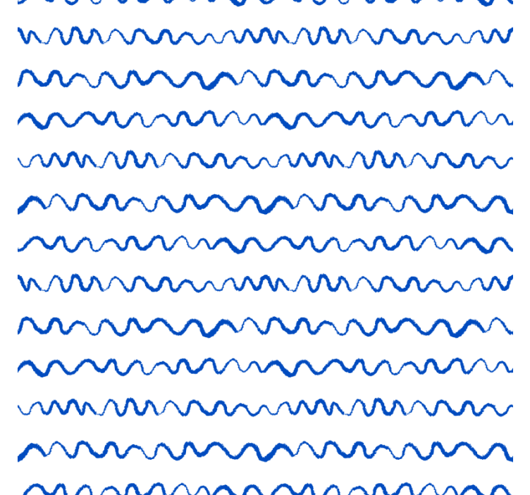 Wavy blue lines pattern podstavki s teksturnim učinkom - TenStickers