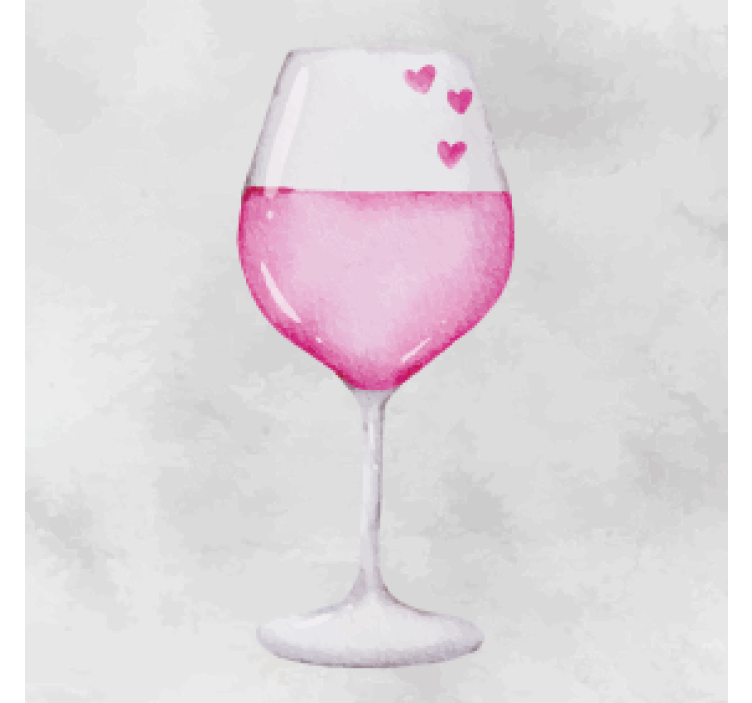 Kozarci vina sodobni podstavek - TenStickers