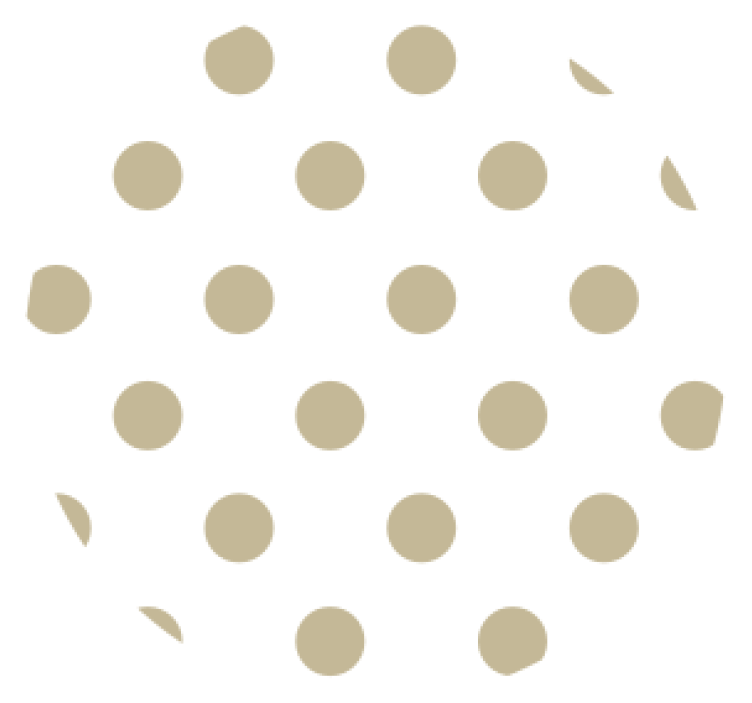 Polka dot pattern podstavki s teksturnim učinkom - TenStickers