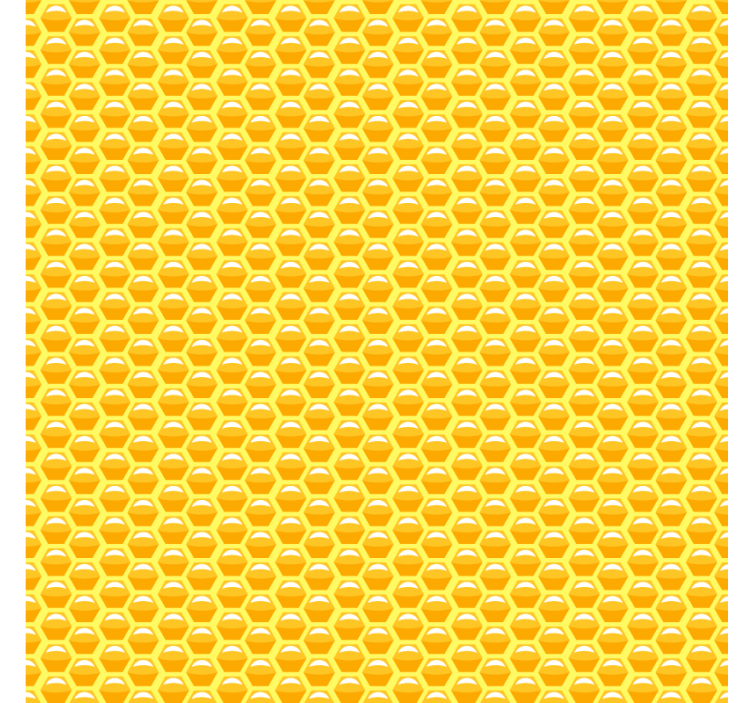 Honeycomb pattern surface podstavek za kozarce - TenStickers