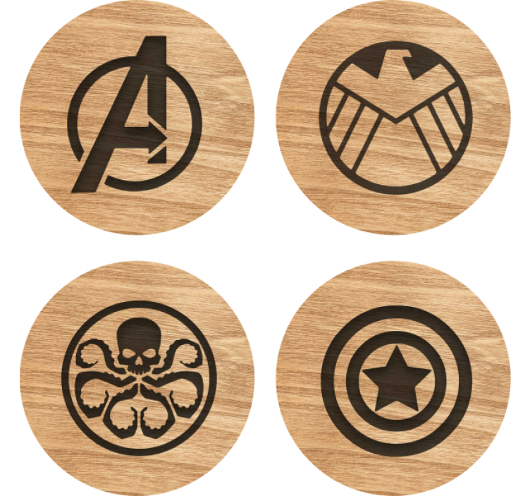 Avengers podloga set geek podloga - TenStickers