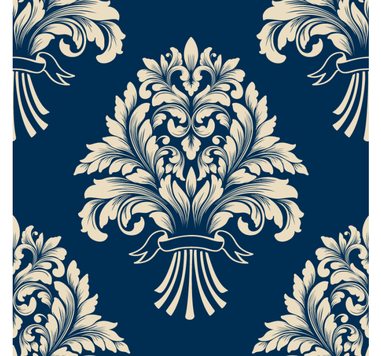 Intricate leaf motif podstavki za kozarce vintage - TenStickers