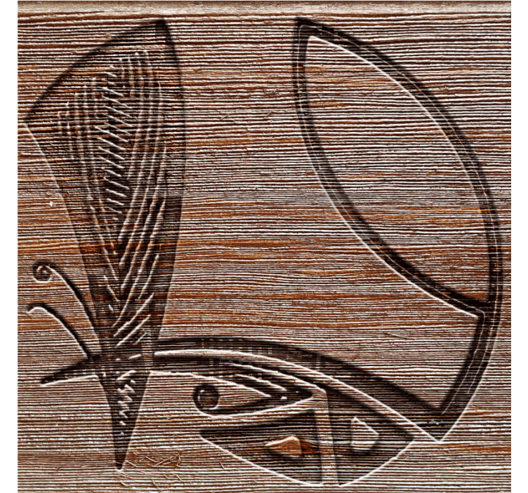 Intricate wood patterns podstavki s teksturnim učinkom - TenStickers