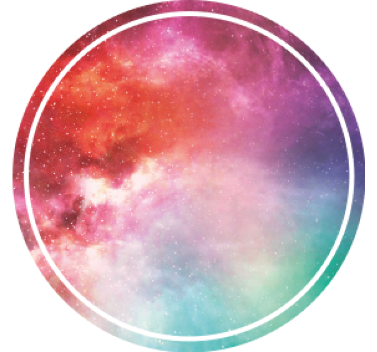 Galactic colorful swirl podstavki s teksturnim učinkom - TenStickers