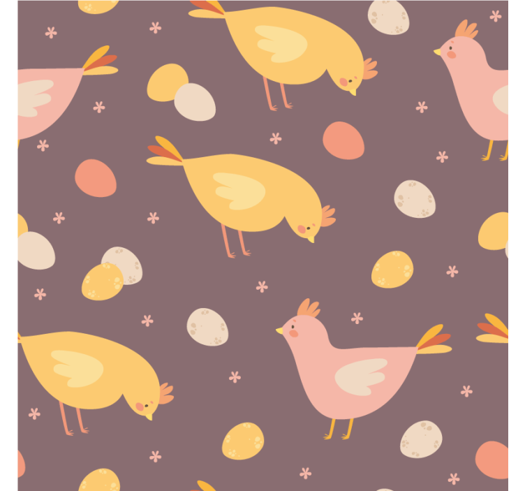 Charming birds pattern podstavki za poročna - TenStickers