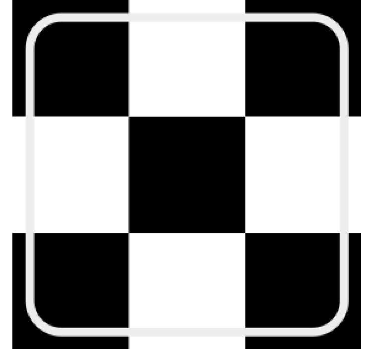 Checkerboard pattern square podstavki s teksturo - TenStickers