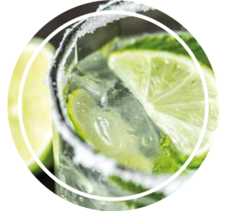 Lime infused refreshment personalizirani podstavki - TenStickers