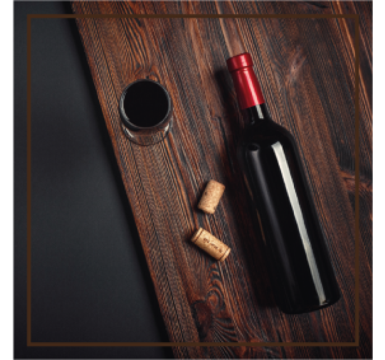 Wine bottle corks beverage podstavek za kozarce - TenStickers