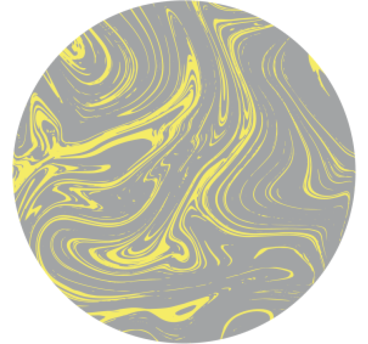 Swirling yellow patterns podstavki s teksturnim učinkom - TenStickers
