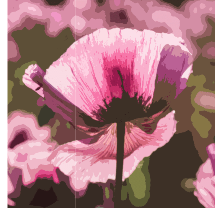 Radiant botanical motif sodobni podstavki za kozarce - TenStickers