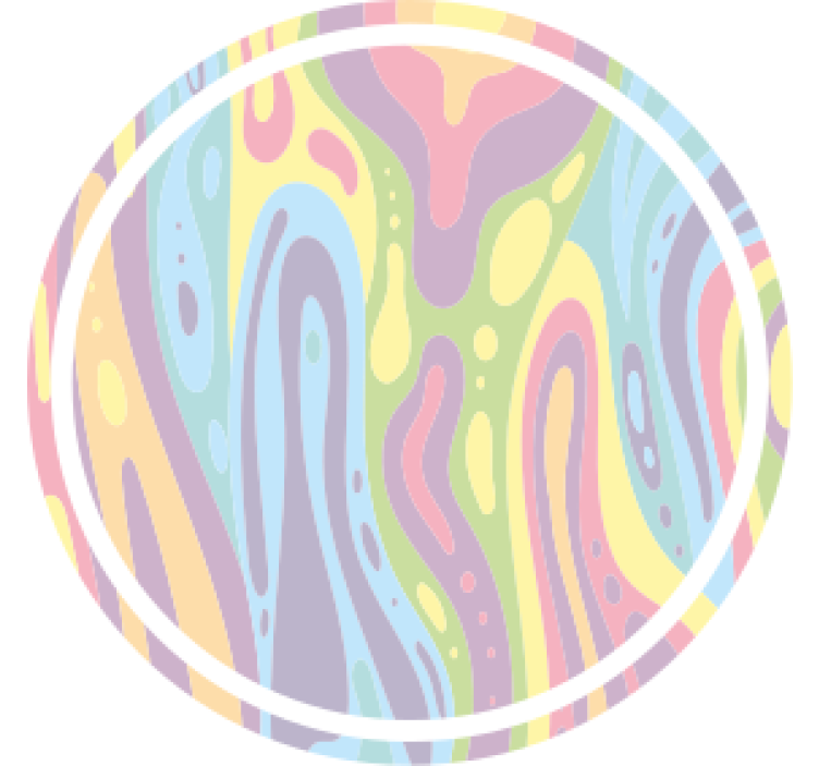 Wavy pastel pattern podstavki s teksturnim učinkom - TenStickers