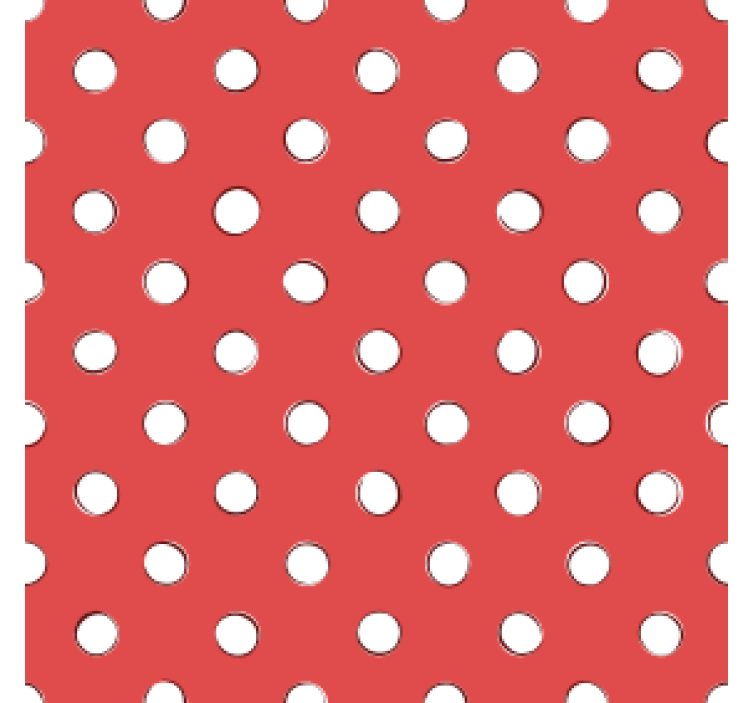 Polka dot motif podstavki s teksturnim učinkom - TenStickers