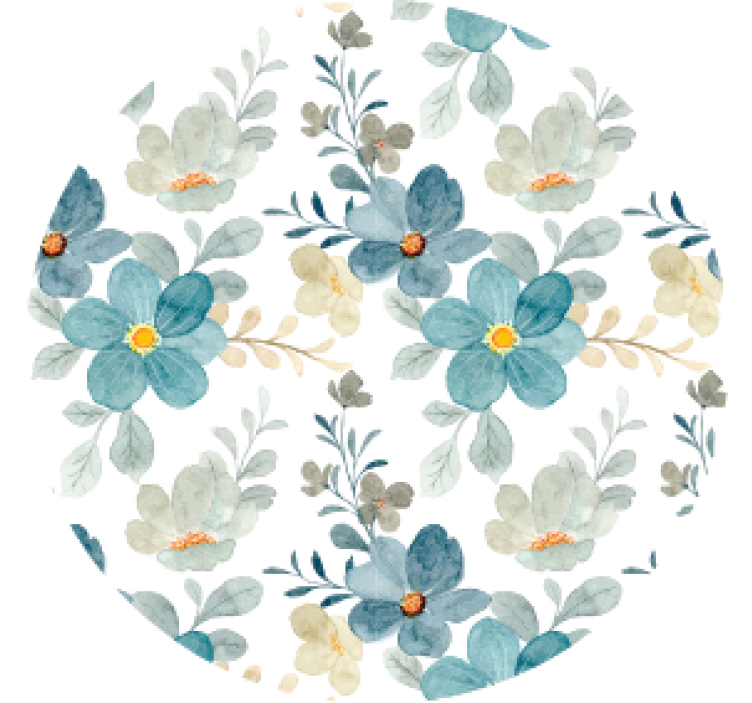 Botanical textured finish podstavki za kozarce moderni - TenStickers