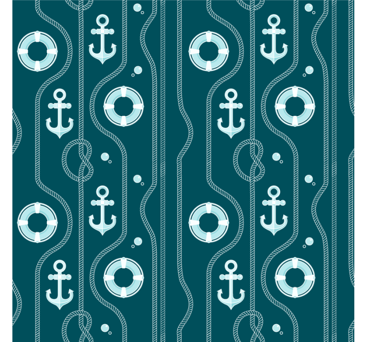 Navtični plašč in zasidraj več podloga - TenStickers