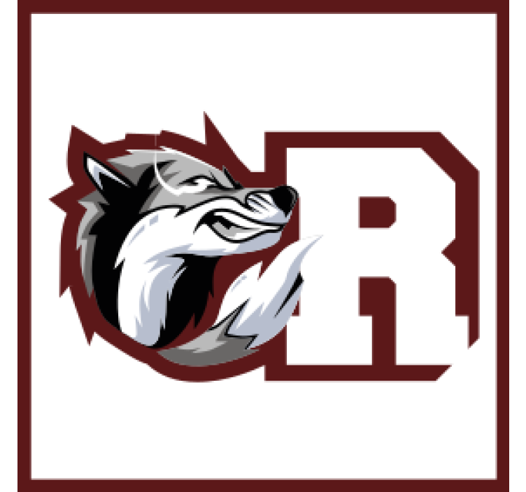 Wolf crest monogram personalizirani podstavki - TenStickers