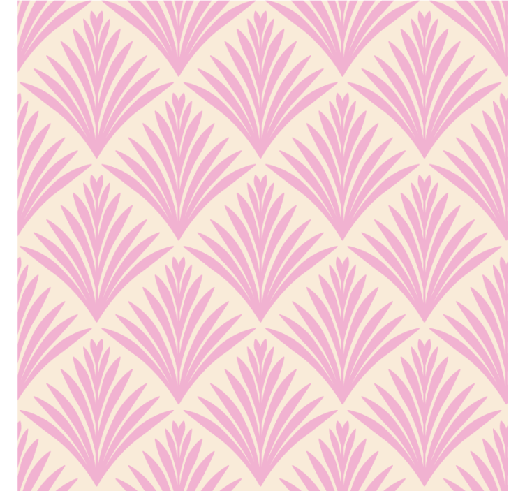 Pale pink leaf pattern podstavki s teksturnim učinkom - TenStickers