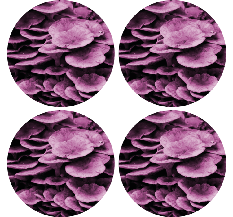Textured floral pattern podstavki s teksturnim učinkom - TenStickers