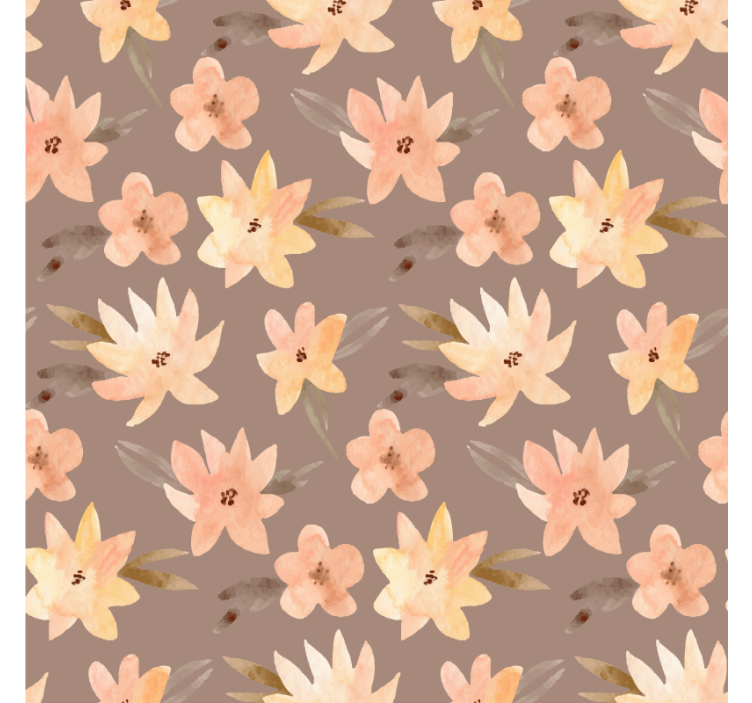 Botanical motif surface podstavki z teksturo - TenStickers