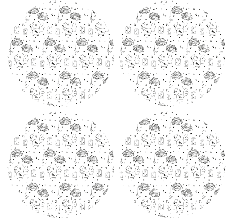 Charming farmhouse motif personalizirani podstavki - TenStickers