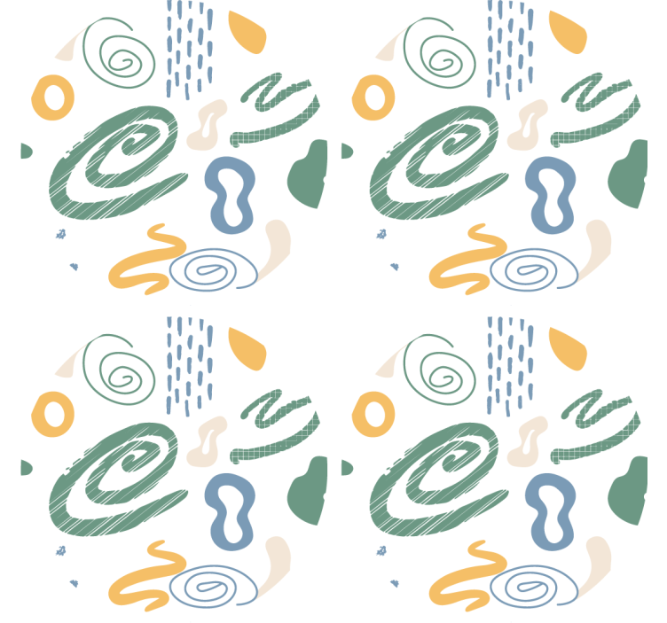 Abstract swirl patterns podstavki s teksturnim učinkom - TenStickers