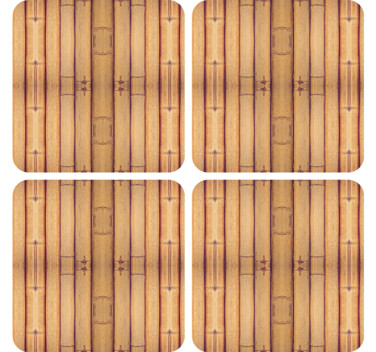 Bamboo textured surface podstavki s teksturnim učinkom - TenStickers