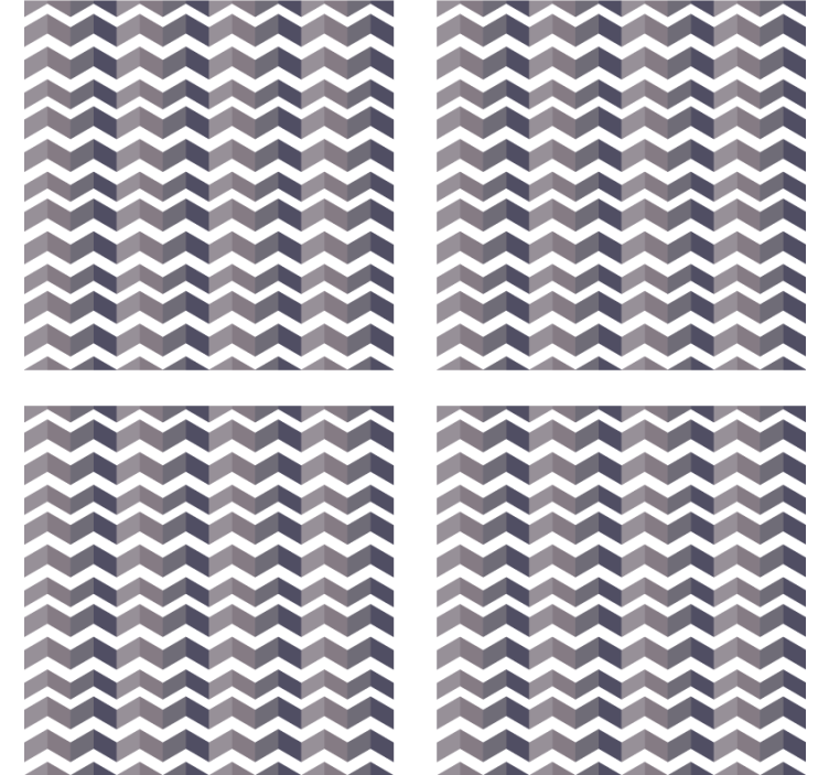 Chevron pattern motif podstavki s teksturnim učinkom - TenStickers
