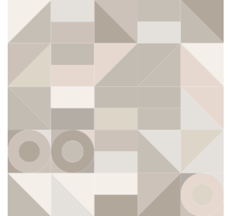 Geometric neutral patterns podstavki s teksturnim učinkom - TenStickers