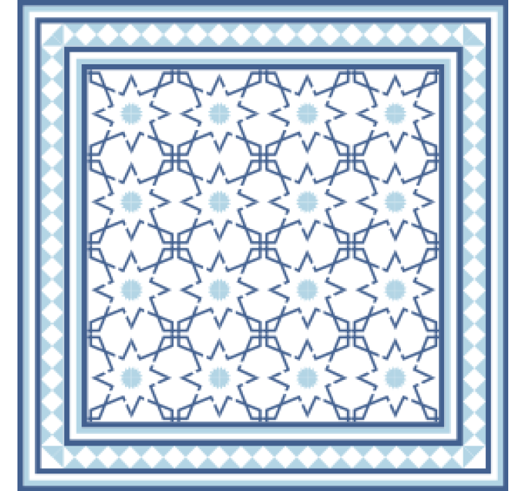 Geometric shape motif podstavki s teksturnim učinkom - TenStickers