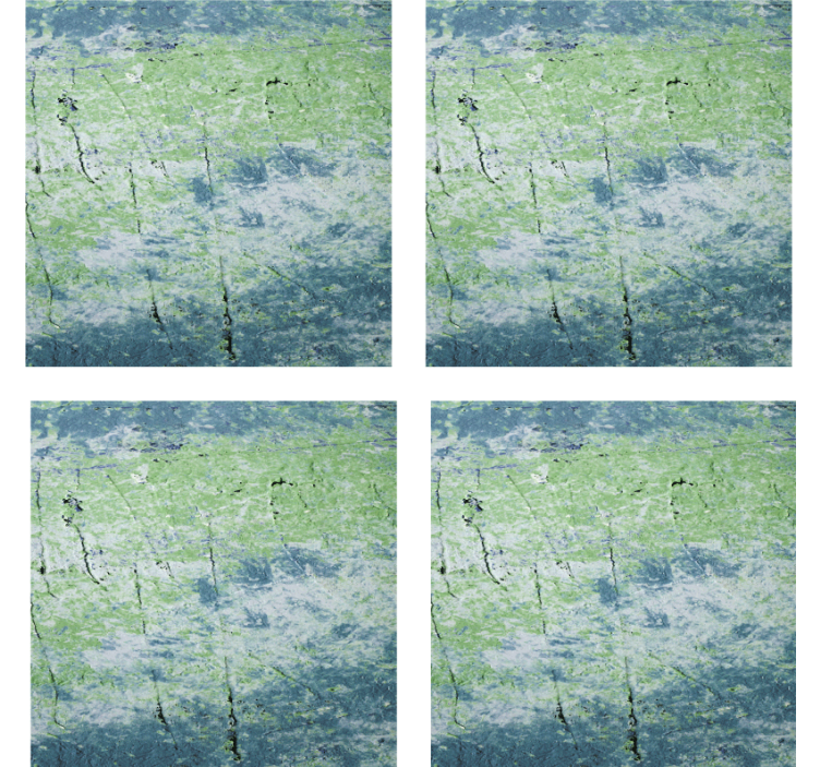 Textured green surface podstavek za kozarce pivo - TenStickers