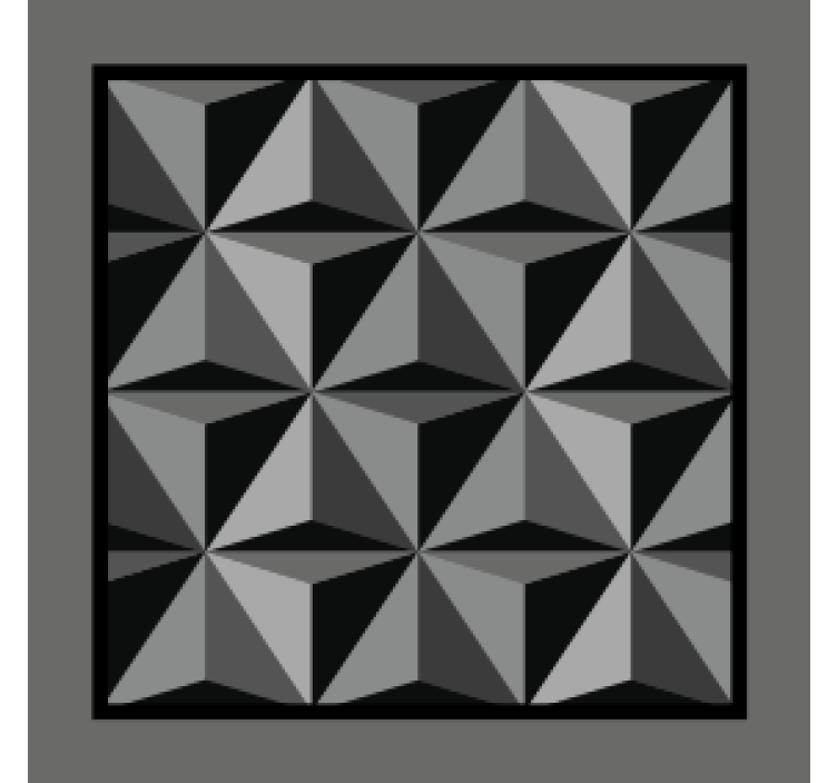 Geometric shape pattern podstavki s teksturnim učinkom - TenStickers