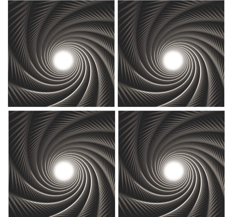 Dynamic swirling pattern podstavki s teksturnim učinkom - TenStickers