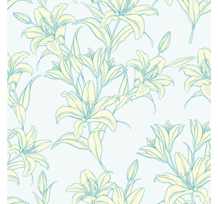 Floral pattern elegance podstavki z teksturo - TenStickers