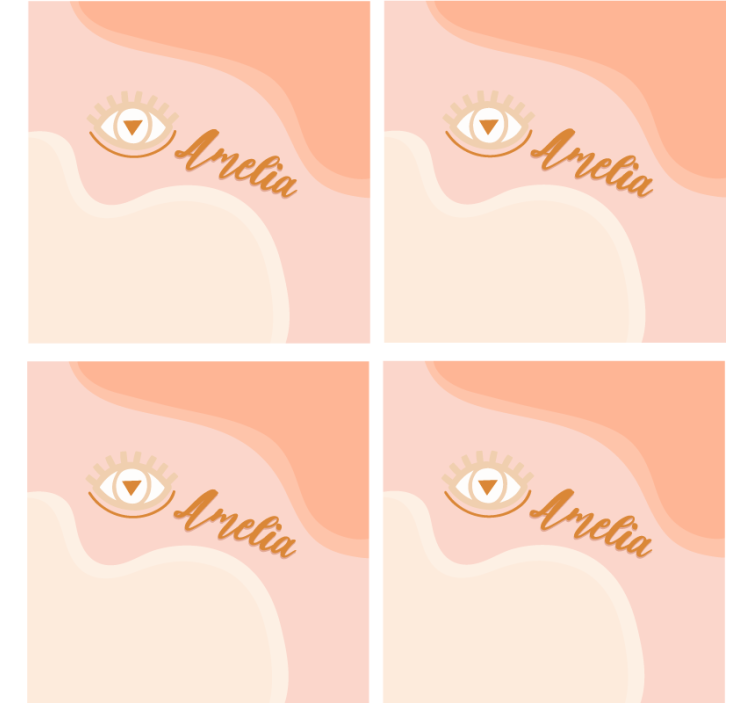 Personalizirani podstavke za kozarce mehke oblike - TenStickers