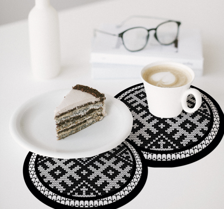 Viking verižni kvadrati z vzorcem sodobnega podstavka - TenStickers