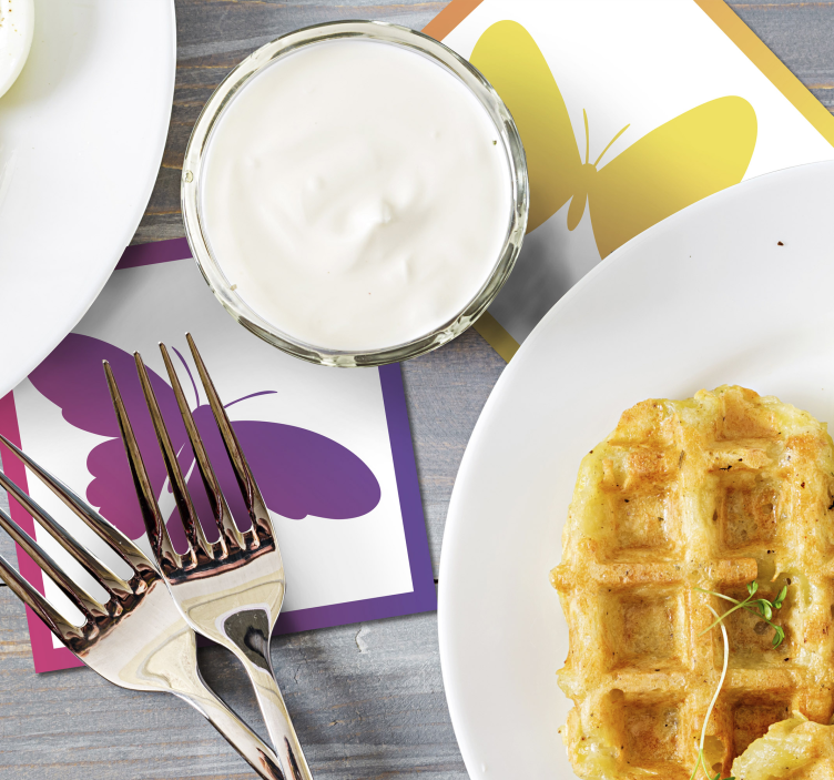 Gradient metulji podstavek za metulje - TenStickers