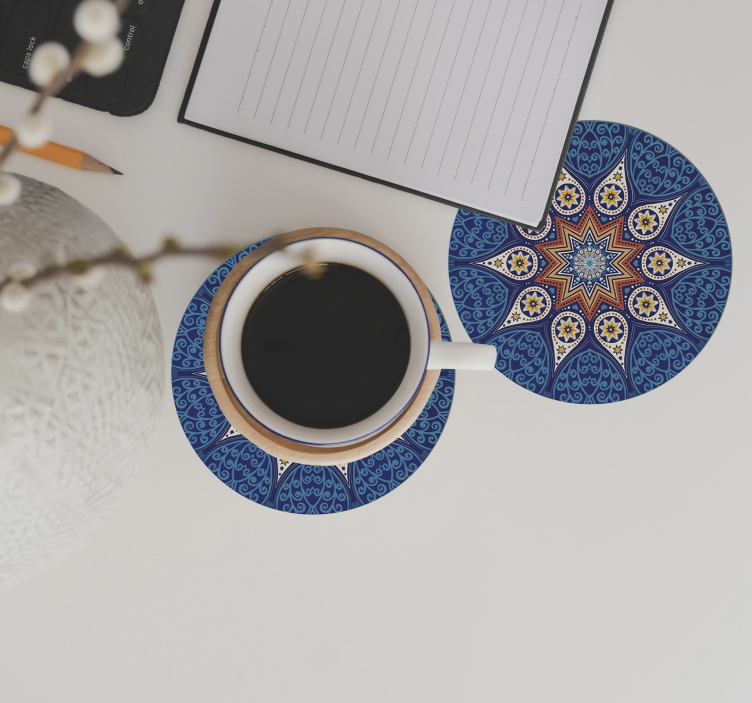 Mandala mozaik originalni podstavek - TenStickers