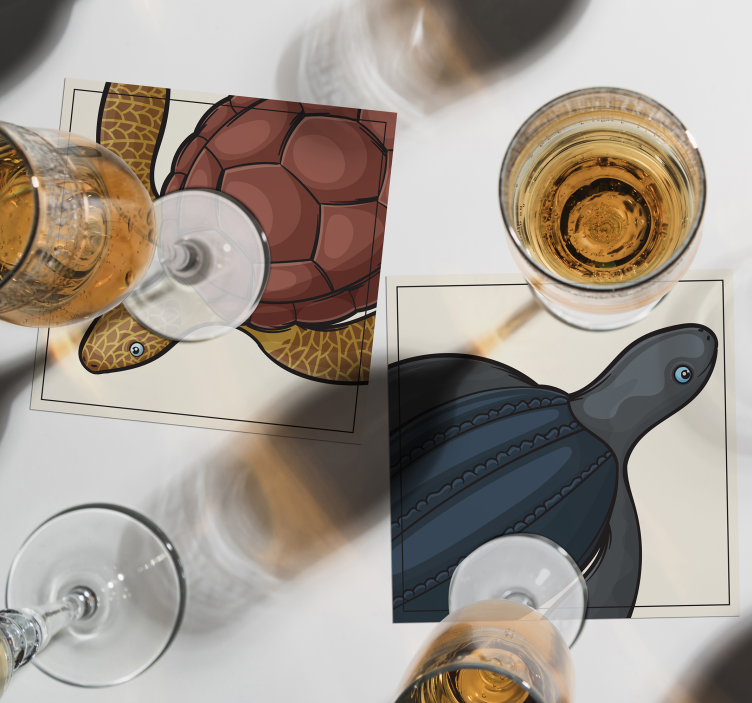 želve za živalske ploščice - TenStickers