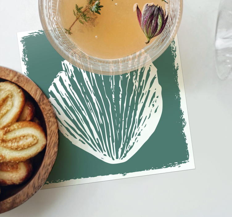 Podstavki za školjke z retro vzorcem školjk - TenStickers