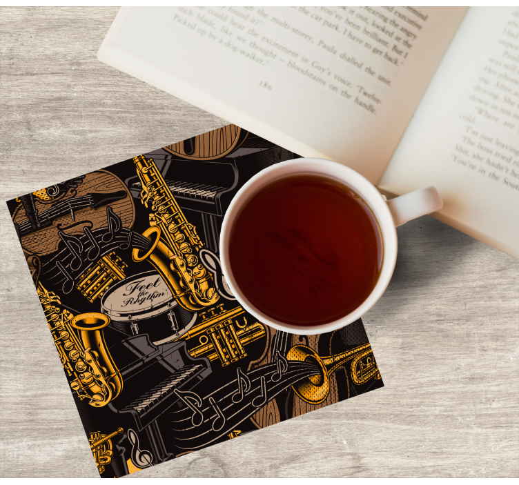 Risanka glasba doodles sodobni podstavku - TenStickers