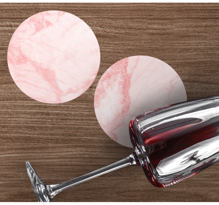 Roza odtenki marmorja moderna podloga - TenStickers