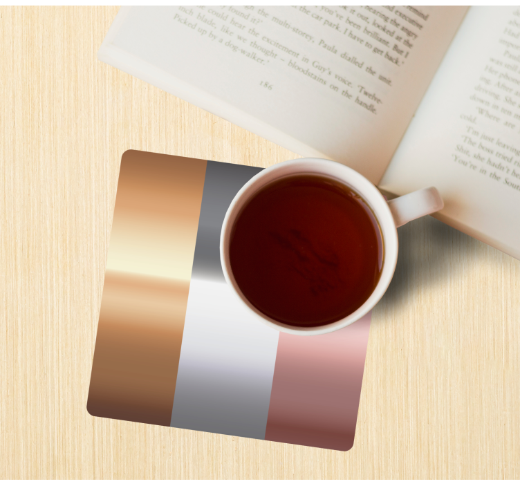 Tribarvne bakrene moderne podstavke - TenStickers