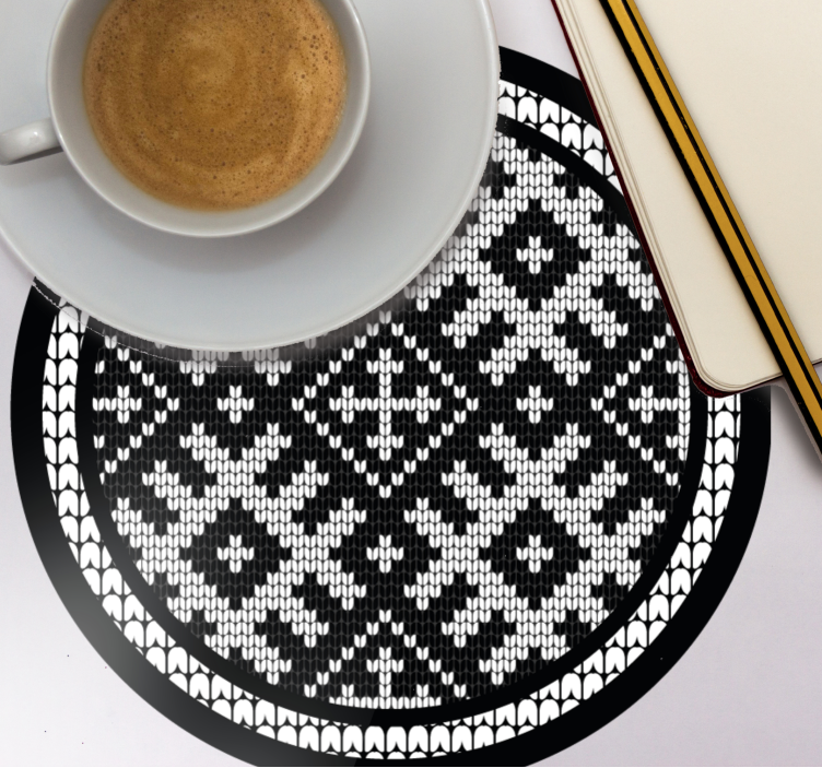 Viking verižni kvadrati z vzorcem sodobnega podstavka - TenStickers