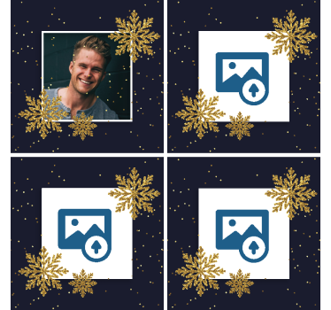 Božični okvir s foto personaliziranimi podstavki - TenStickers