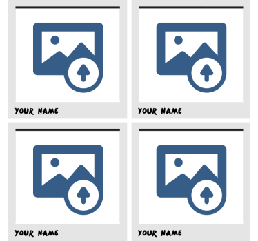 Polaroidne personalizirane preproge za pivo - TenStickers