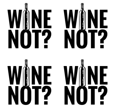 Vino ne steklenice reki podloga - TenStickers